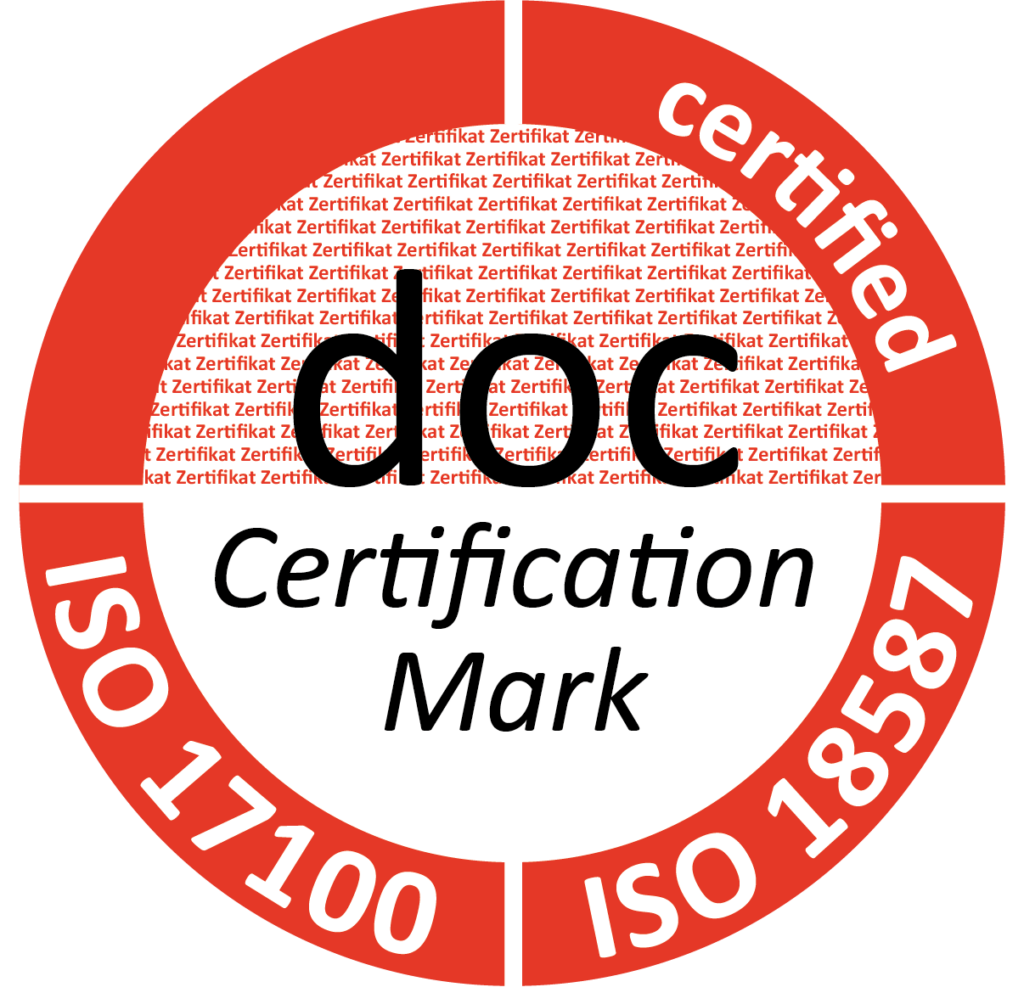 ISO certified